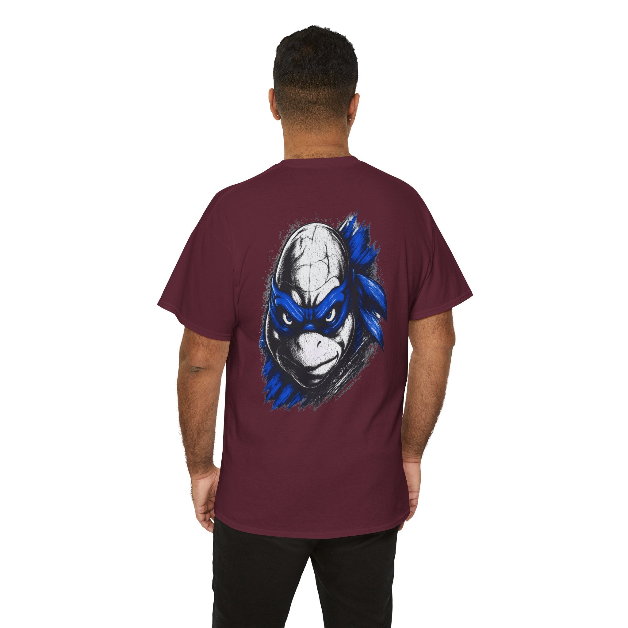 TMNT Leonardo Graphic Tee — Blue Mask Turtle T-Shirt