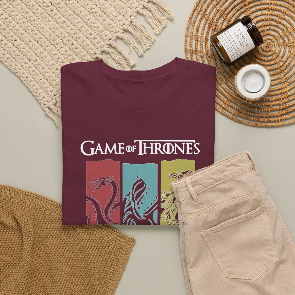Game of Thrones House Sigils T-Shirt — Stark Lannister Tully Banner Tee
