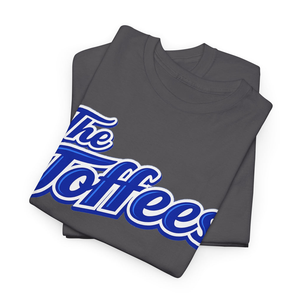 The Toffees Script Tee — Vintage Blue Logo T-Shirt