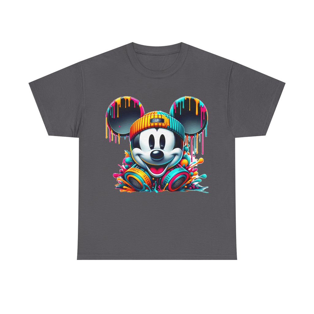 Mickey Graphic Tee — Colorful Street Art Mouse Character T-Shirt