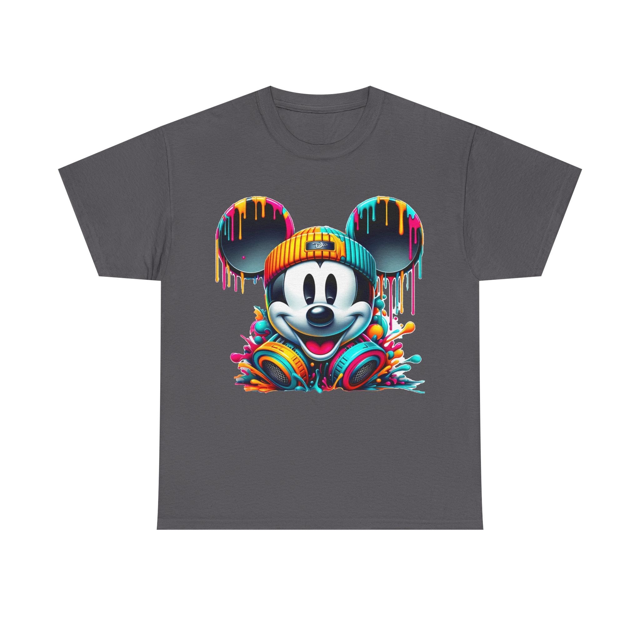 Mickey Graphic Tee — Colorful Street Art Mouse Character T-Shirt