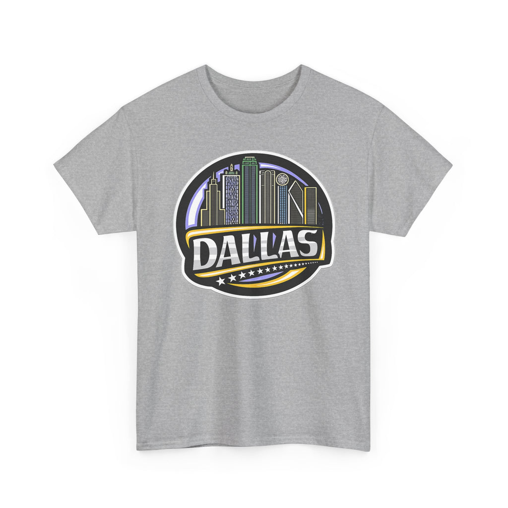Dallas Skyline Tee — Vintage City Skyline Graphic T-Shirt