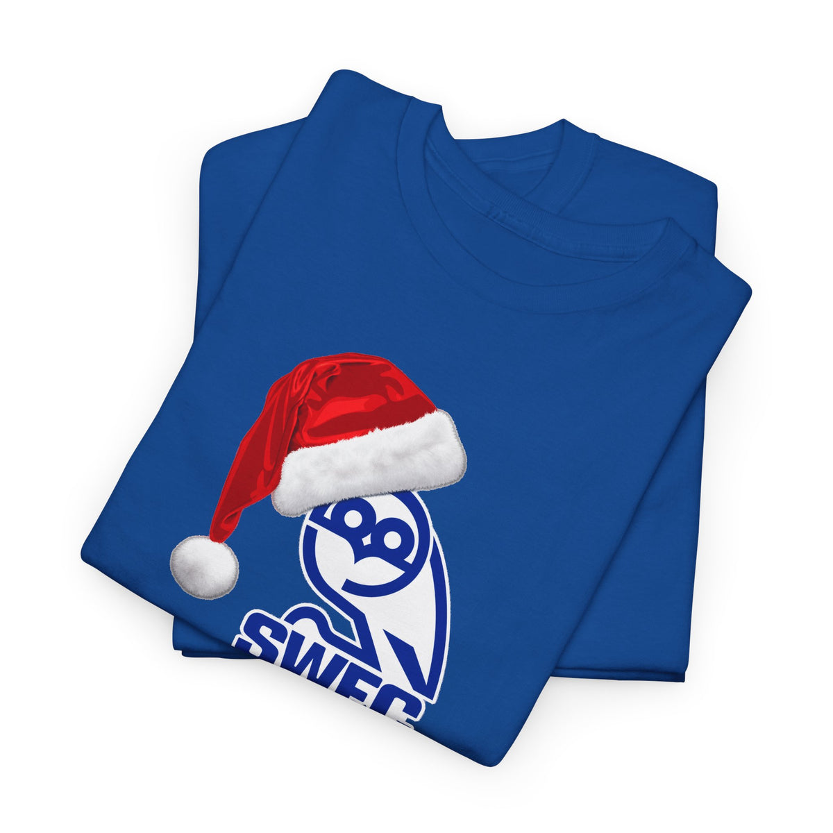 Sheffield Wednesday Owl Logo T‑Shirt with Santa Hat – Festive Football Fan Tee