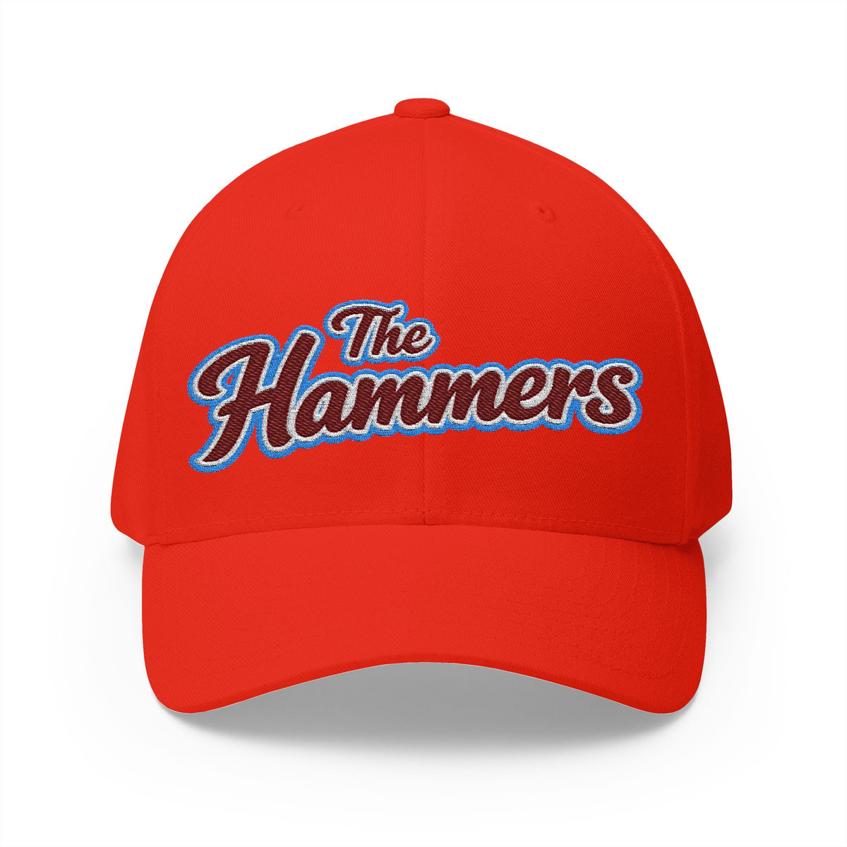 The Hammers West Ham United Embroidered Cap — Retro Script Baseball Hat
