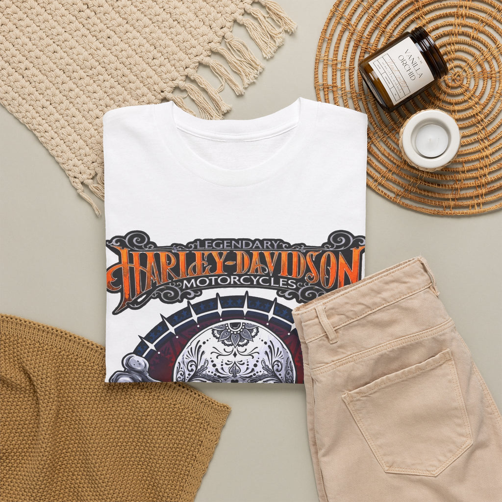 Harley-Davidson Skull Logo Cotton T‑Shirt