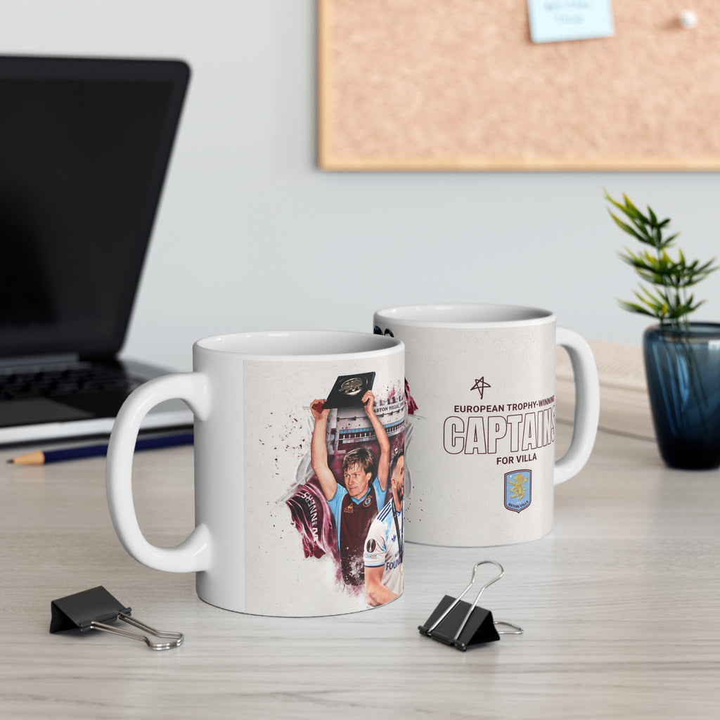 Aston Villa Captains Ceramic Coffee Mug — 11oz & 15oz