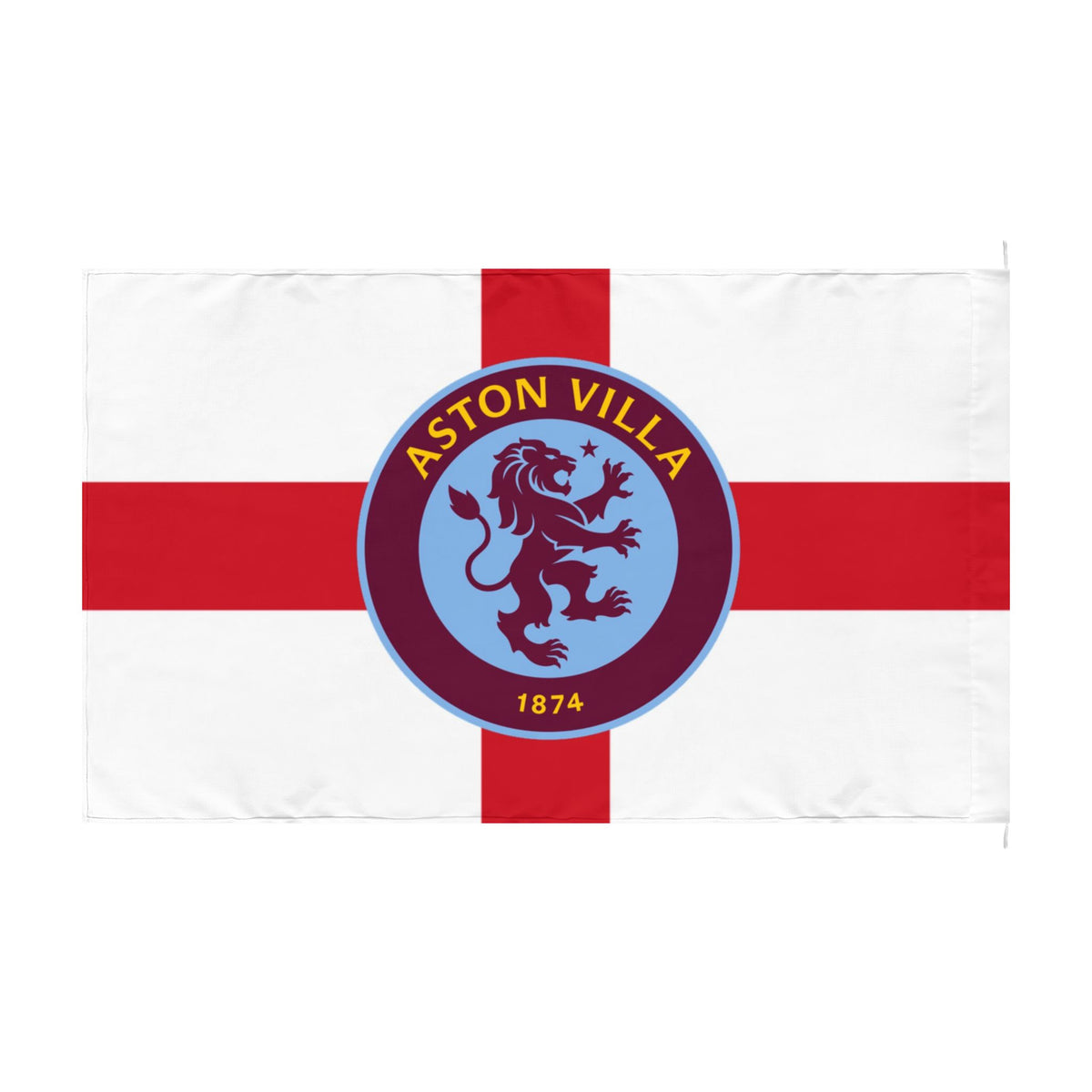 Aston Villa St George Flag — Double-Sided Football Fan Banner