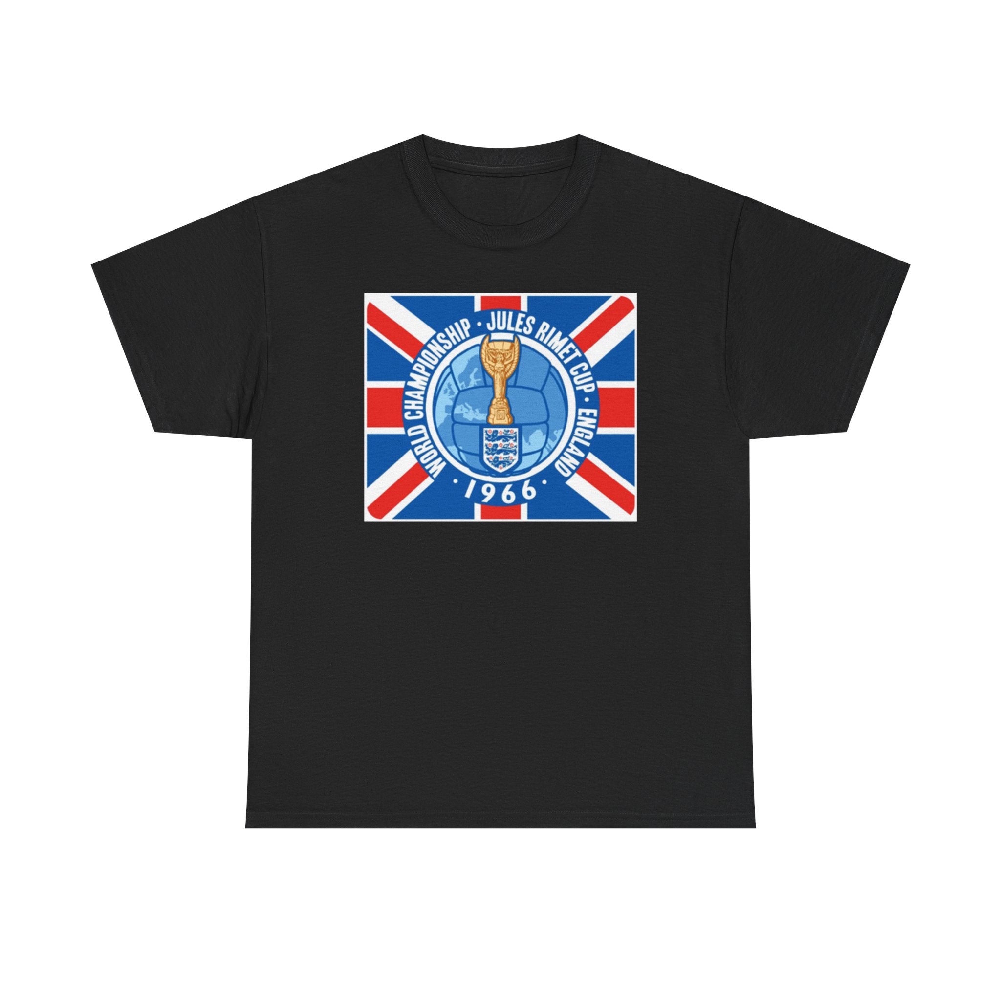 1966 World Cup Jules Rimet Trophy Tee — Vintage England Football Shirt