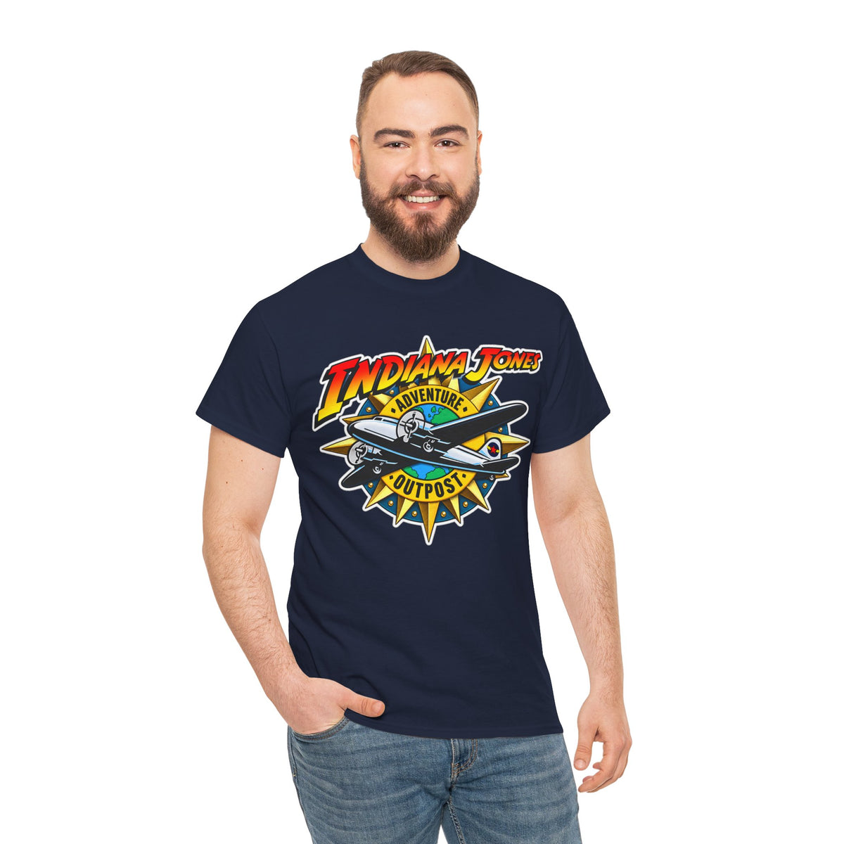 Indiana Jones Adventure Outpost Cotton T-Shirt / Tee