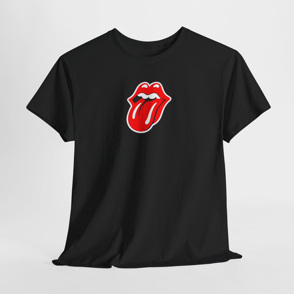Rock Retro Red Tongue and Lips Graphic Tee