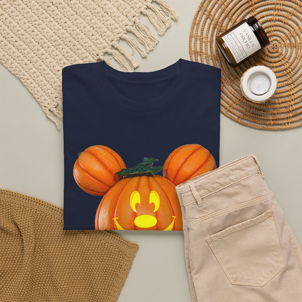 Mickey Pumpkin Jack-O'-Lantern Tee — Halloween Pumpkin Mouse T-Shirt