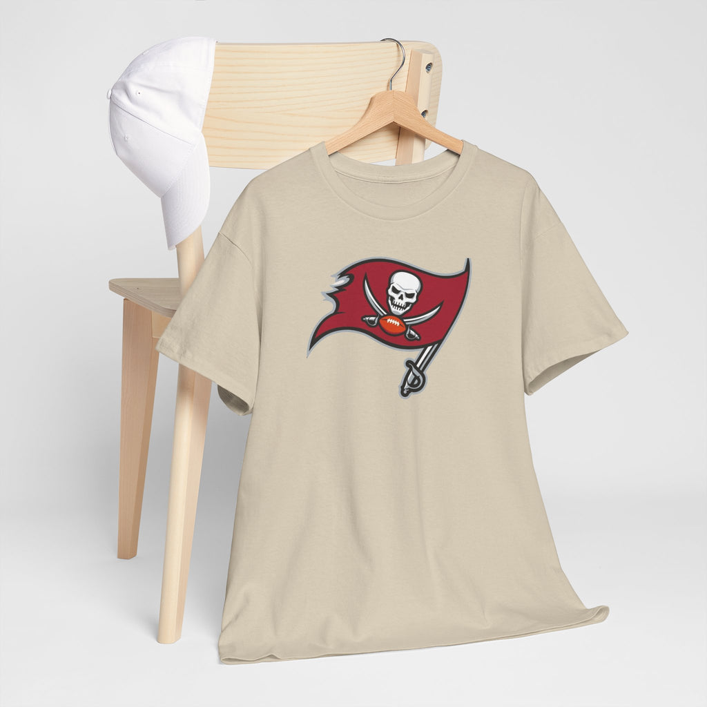 Tampa Bay Buccaneers Flag T-Shirt — Football Pirate Logo Tee