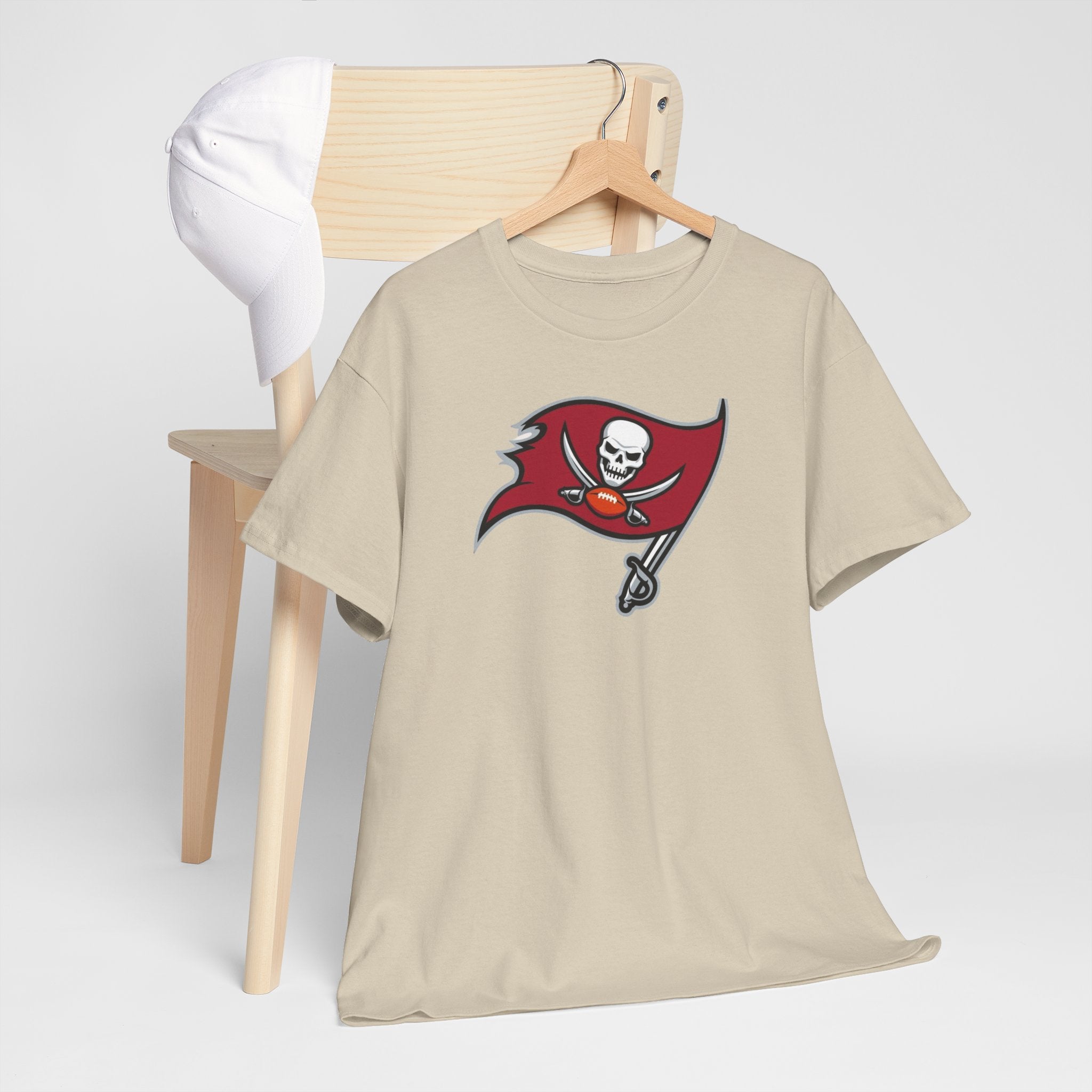 Tampa Bay Buccaneers Flag T-Shirt — Football Pirate Logo Tee