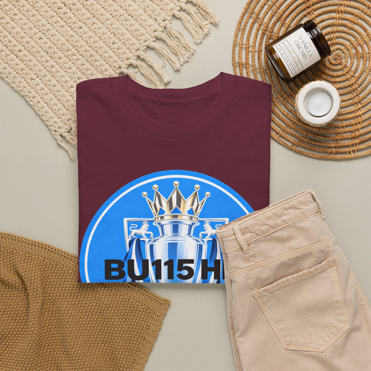 Manchester City Anti Premier League Charges Cotton T-Shirt — 'BU11SH1T' Blue Crown Football Shirt