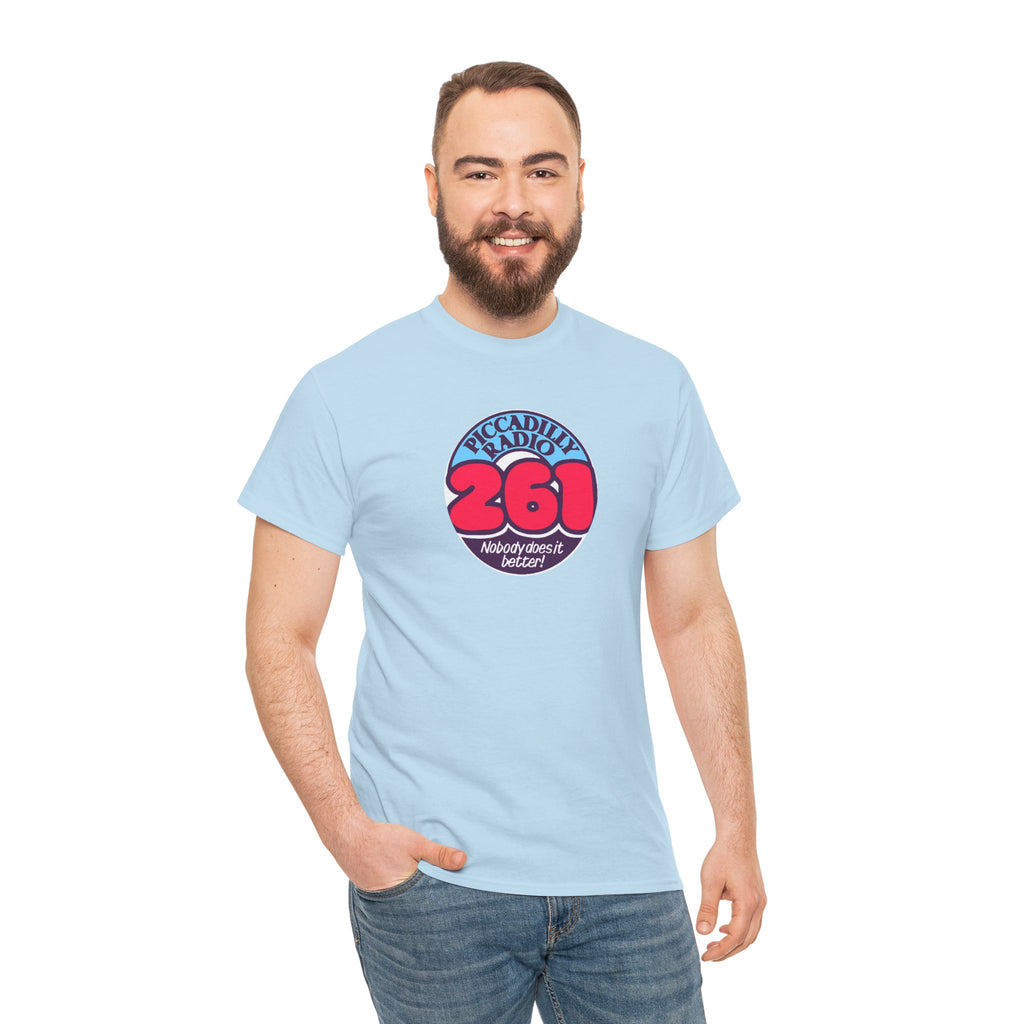 Piccadilly Radio '261' Logo T‑Shirt — Vintage Unofficial Radio Station Graphic Tee