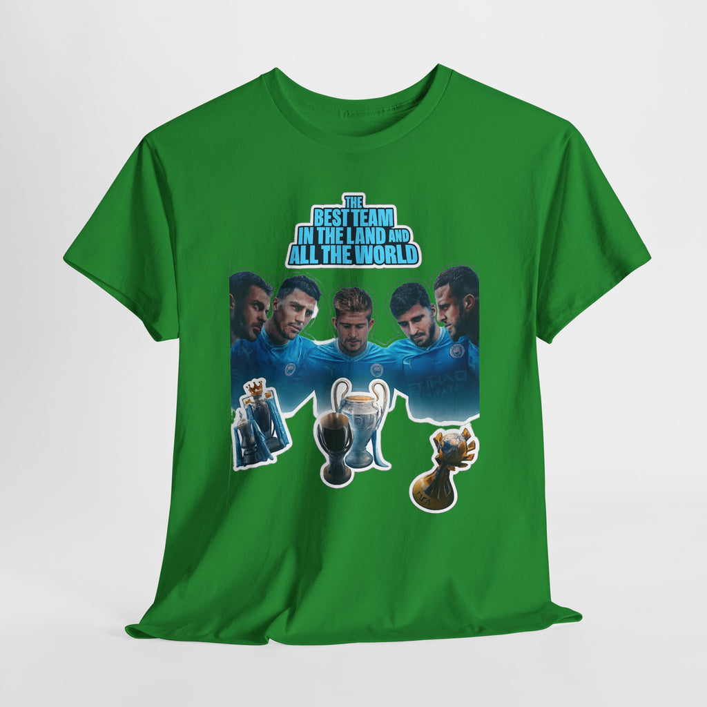 Manchester City — "Best Team in the Land and All the World" Cotton T-Shirt