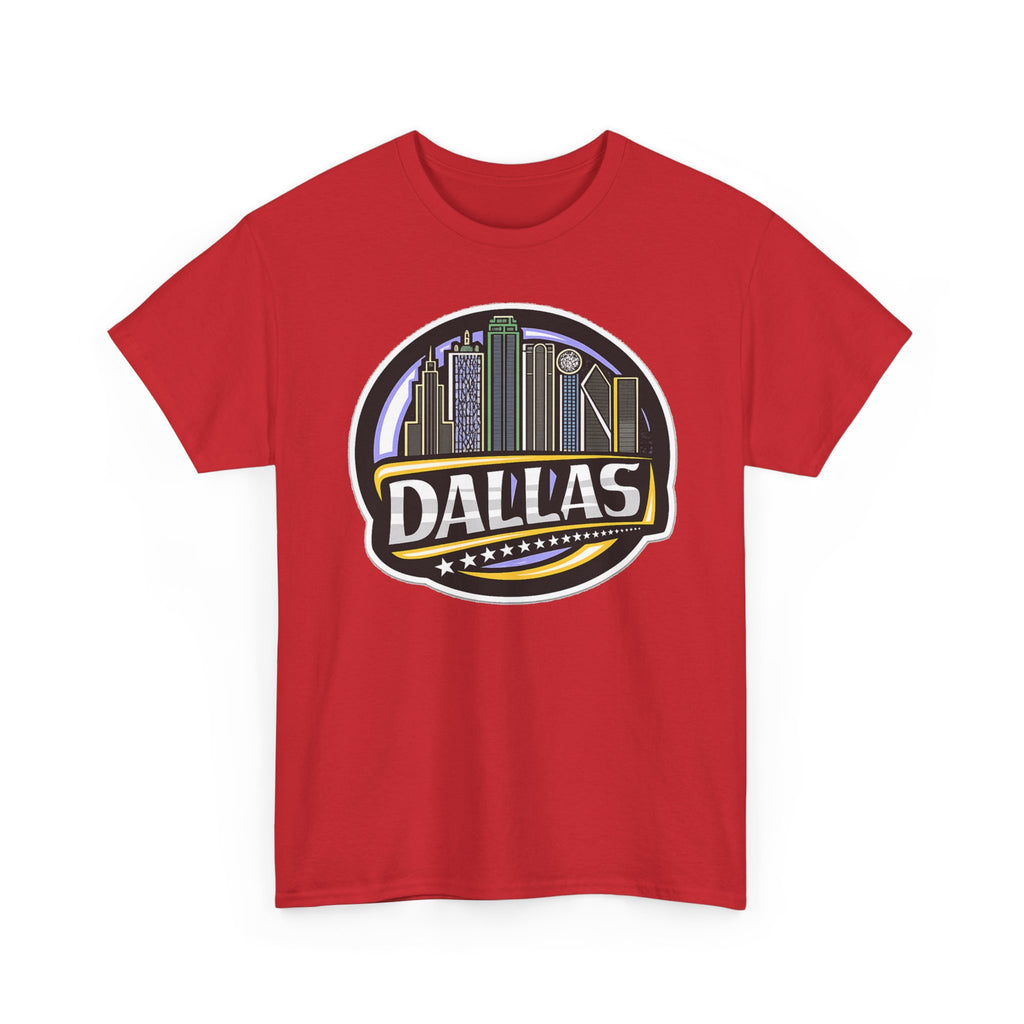Dallas Skyline Tee — Vintage City Skyline Graphic T-Shirt