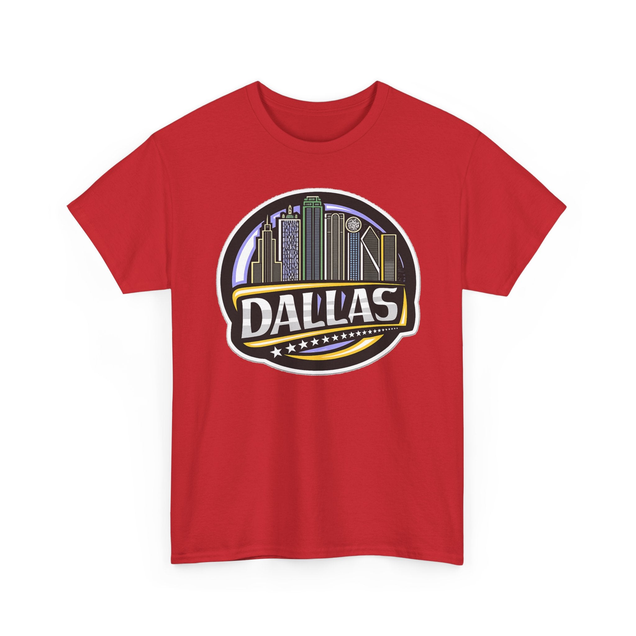 Dallas Skyline Tee — Vintage City Skyline Graphic T-Shirt