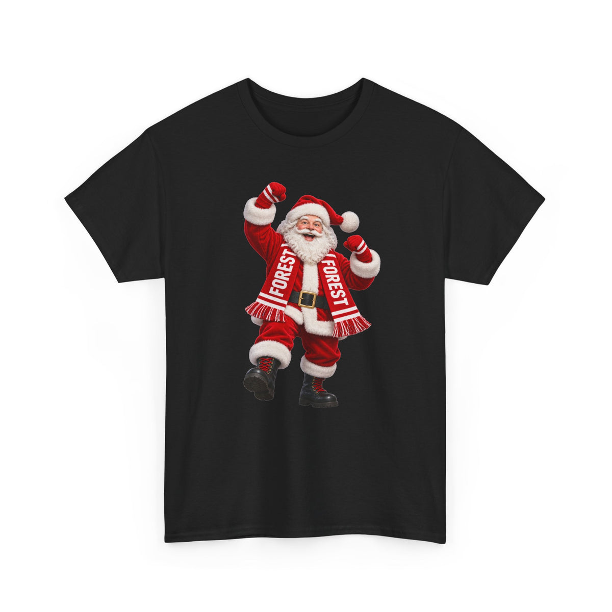 Nottingham Forest Santa Claus Dancing T‑Shirt — Vintage Christmas Holiday Tee