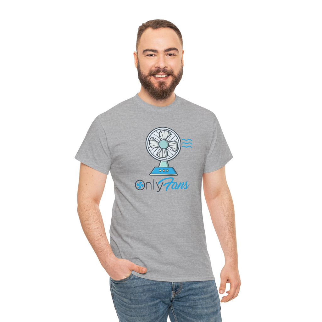 Only Fans Graphic Tee — Cute Fan Illustration Novelty T-Shirt