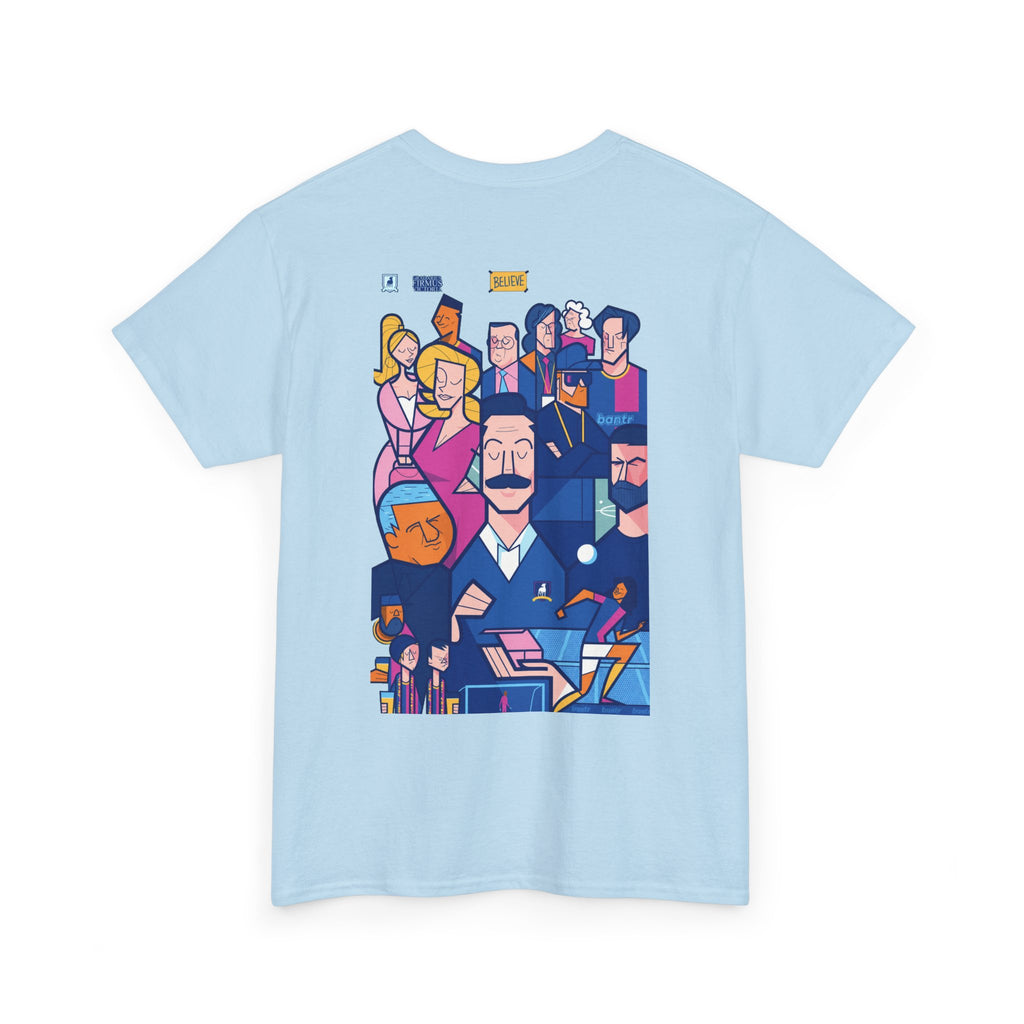 Ted Lasso Inspired Graphic Tee — Retro Team Illustration