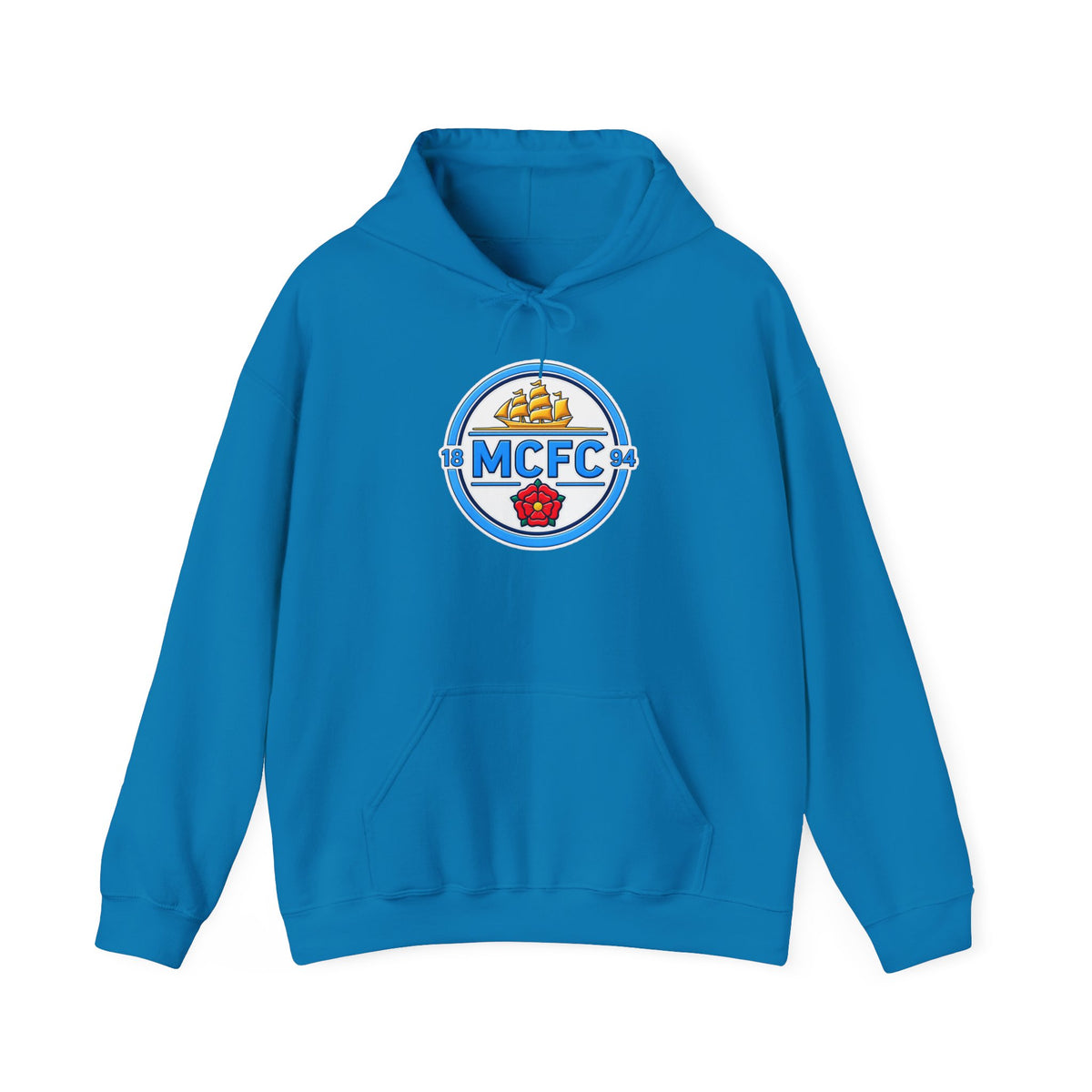 MCFC Logo Hoodie – Vintage Football Club Crest Pullover