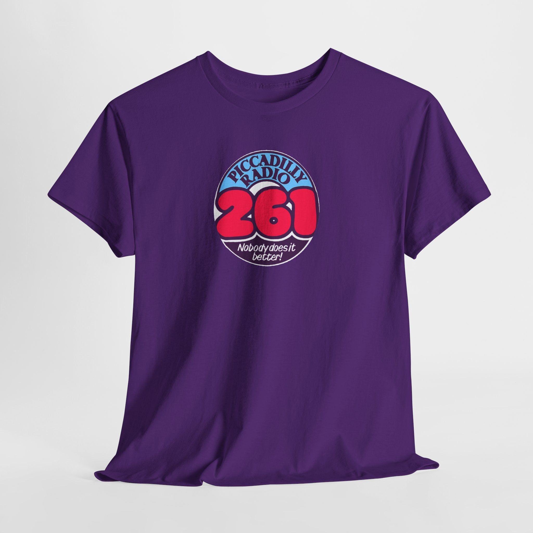 Piccadilly Radio '261' Logo T‑Shirt — Vintage Unofficial Radio Station Graphic Tee