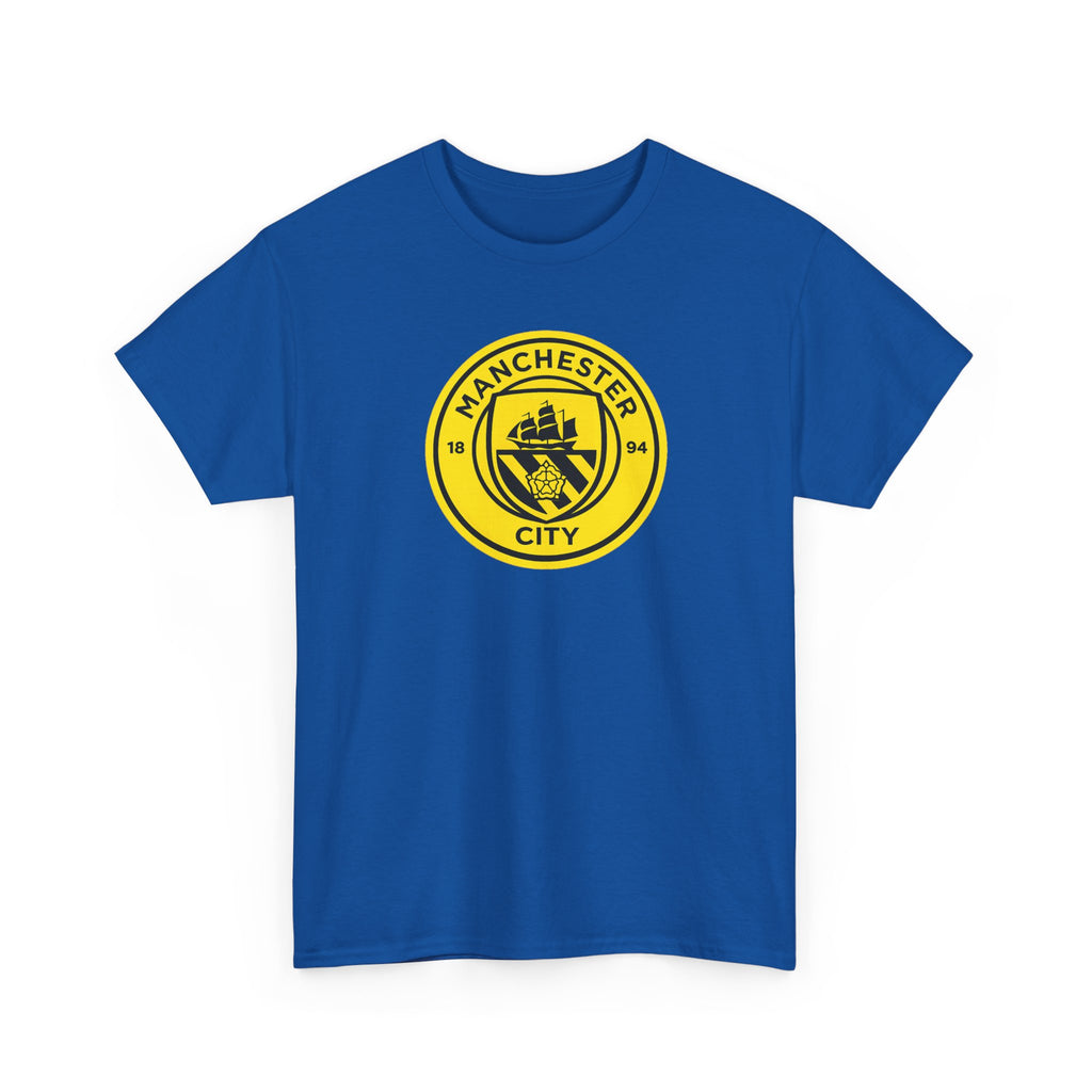 Manchester City Yellow Crest T-Shirt