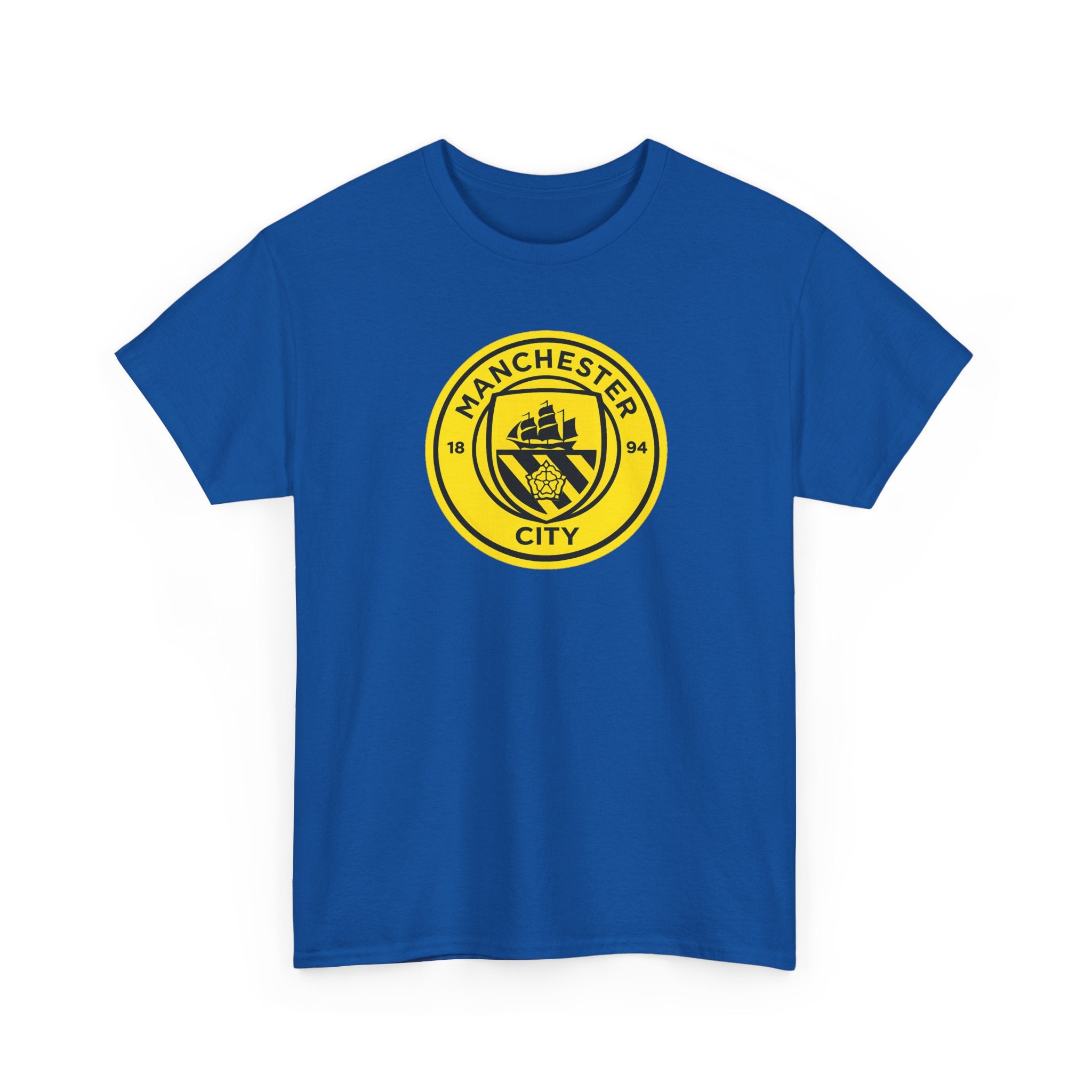 Manchester City Yellow Crest T-Shirt