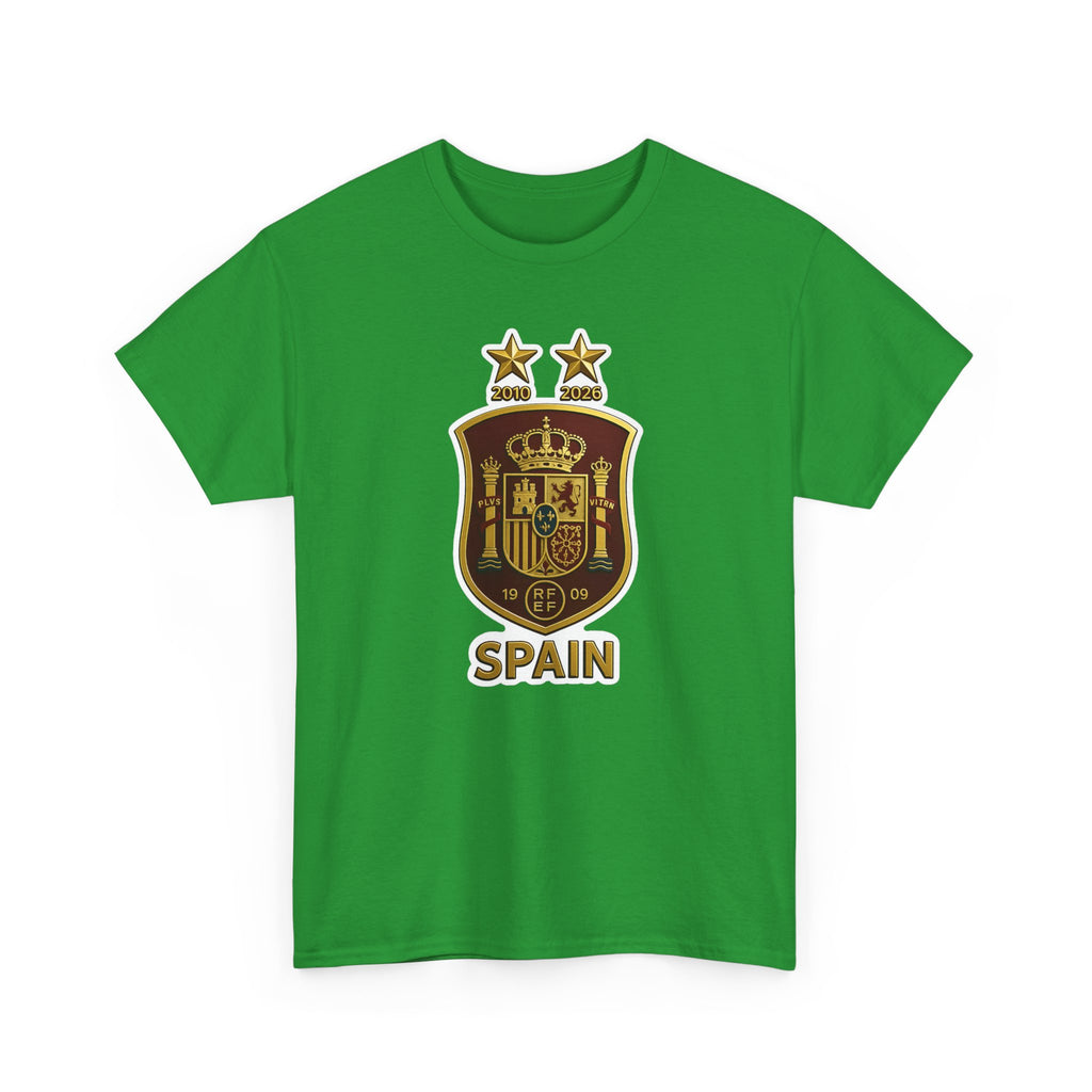 Spain Crest T-Shirt — Vintage Spanish Soccer Shield Tee