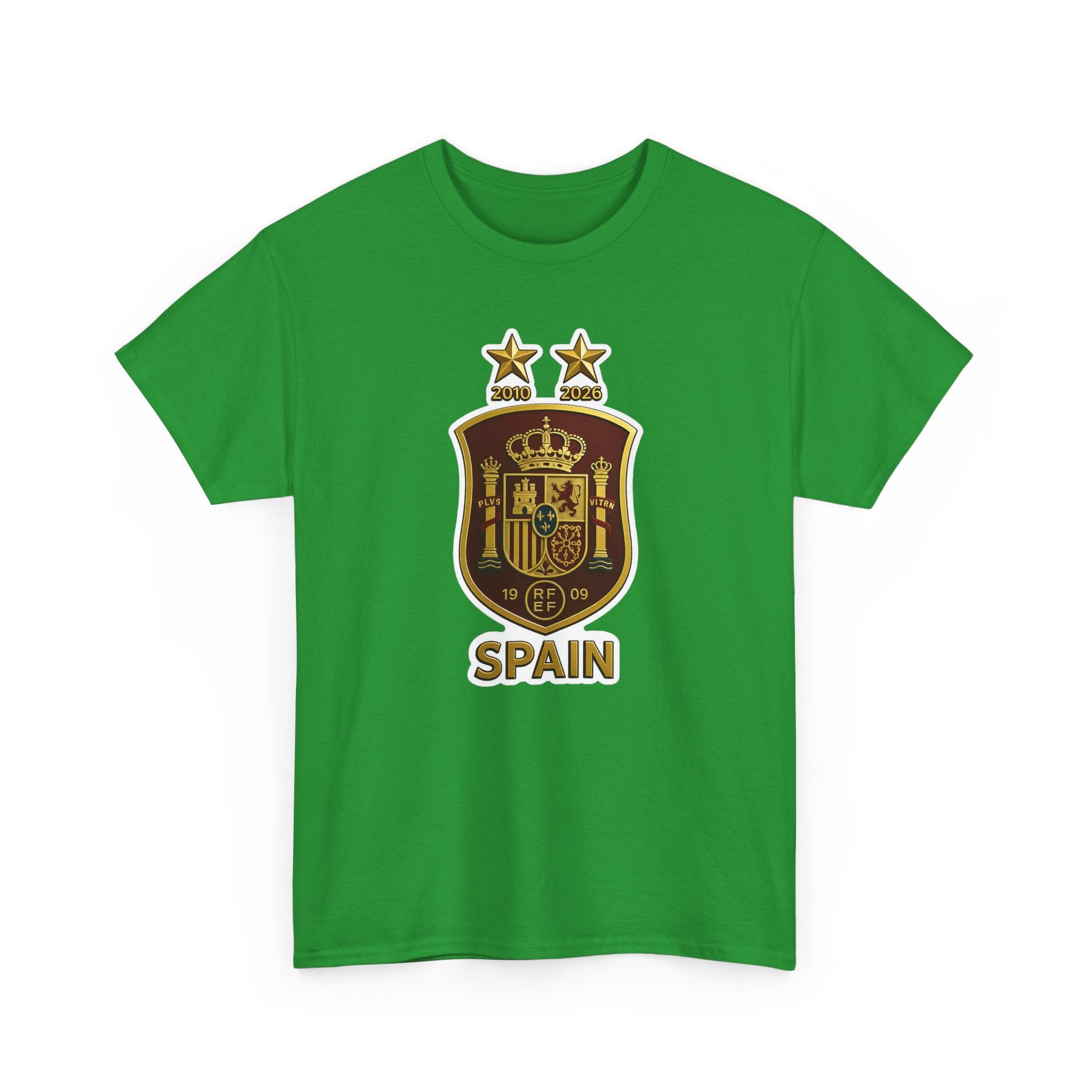 Spain Crest T-Shirt — Vintage Spanish Soccer Shield Tee