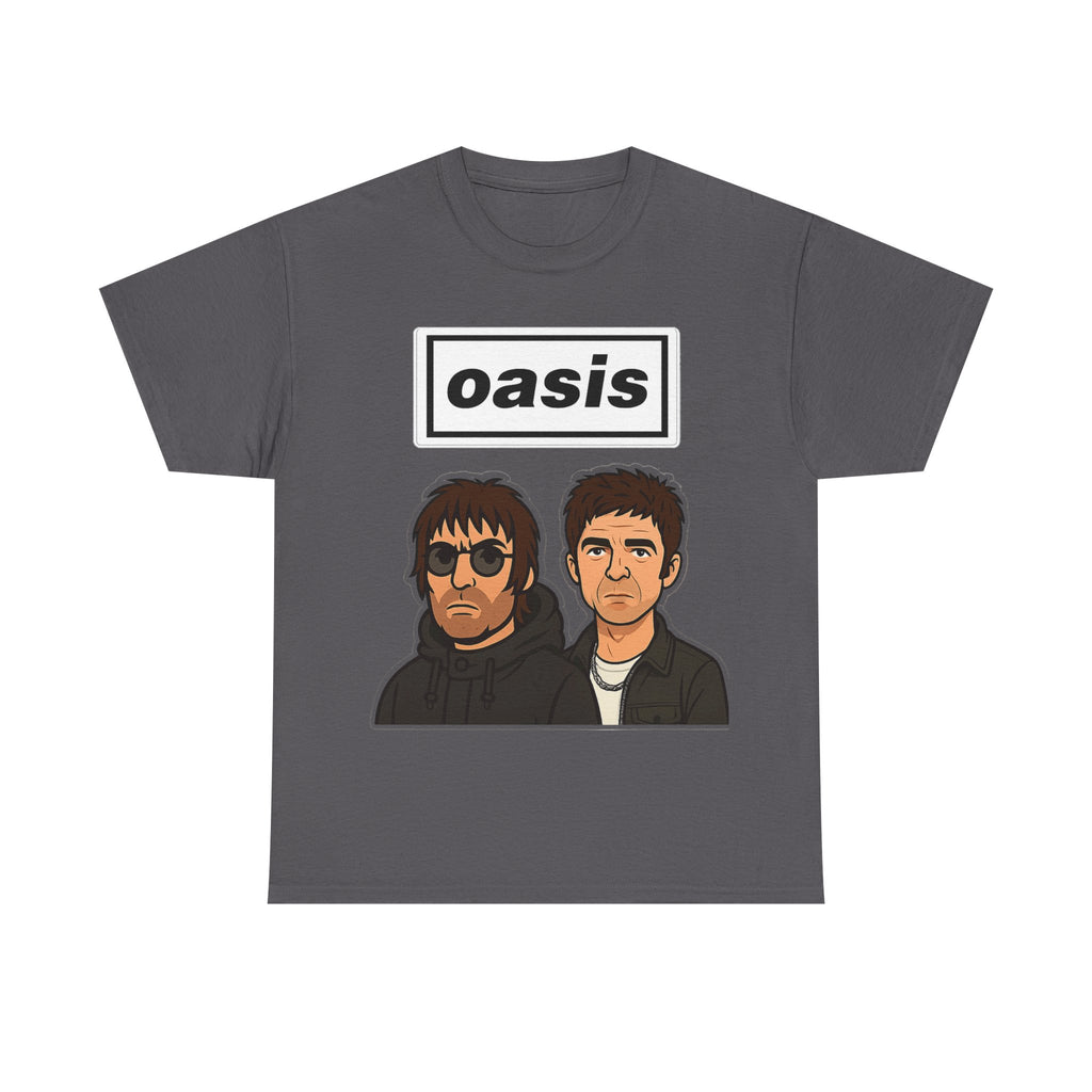 Oasis Inspired Unofficial Band Logo Tee — 'oasis' Graphic T-Shirt