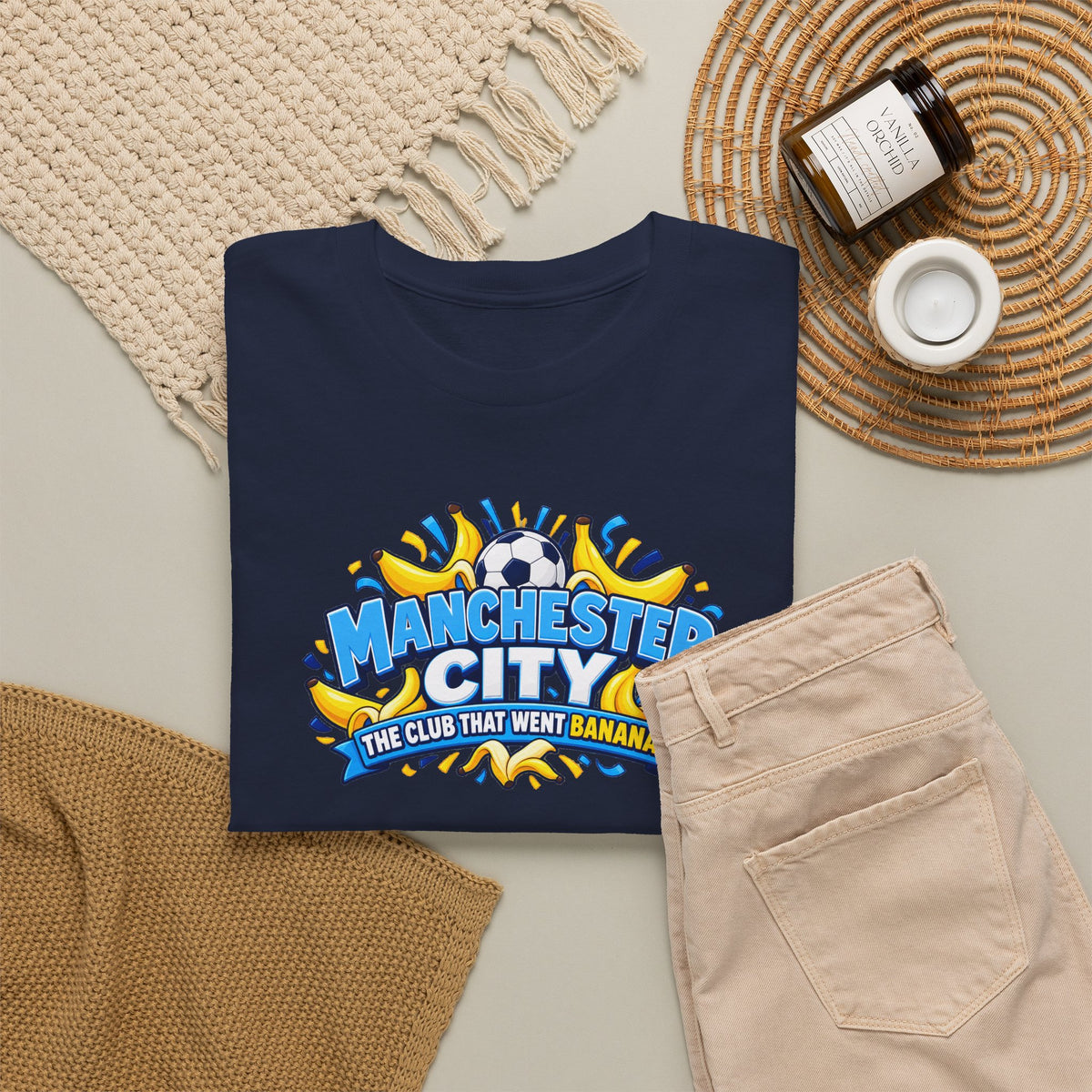 Manchester City "The Club That Went Bananas" Cotton T-Shirt