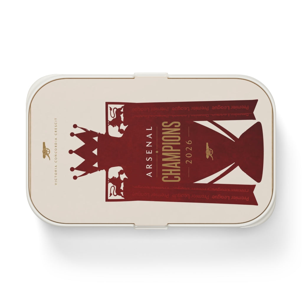 Bento Lunch Box — Arsenal Champions 2020 Graphic Bento
