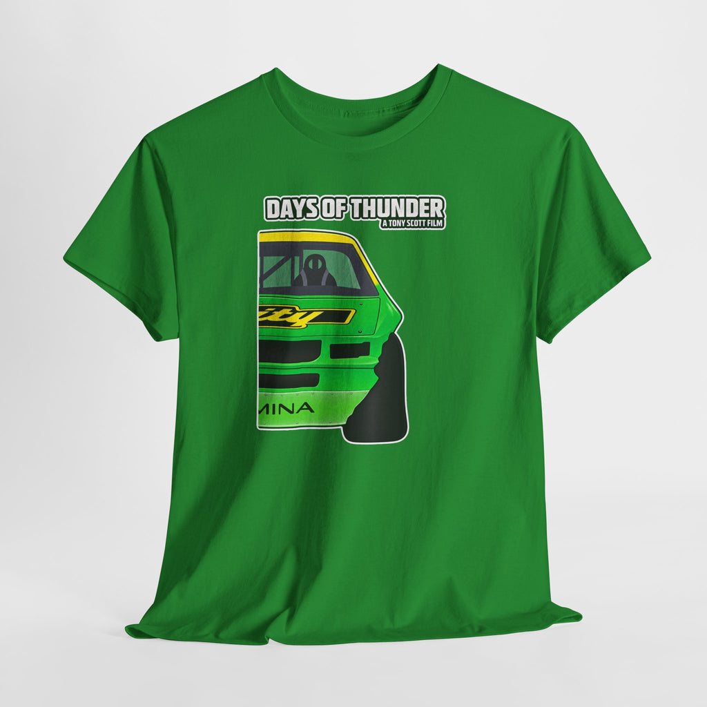 Days of Thunder Racing Car T‑Shirt — Retro Green Muscle Car Tee