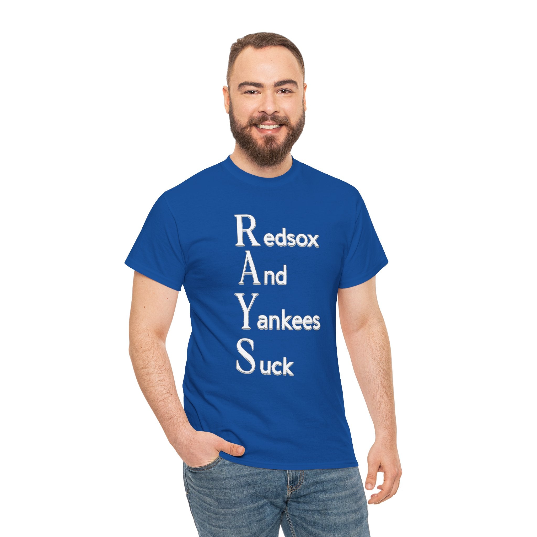 Tampa Bay Rays T-Shirt — "RAYS: Redsox And Yankees Suck" Fan Tee