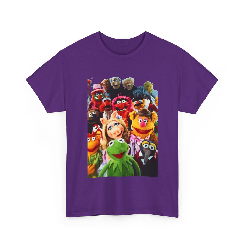 Muppets Puppet Ensemble Graphic Tee — Fun Family Cartoon Shirt