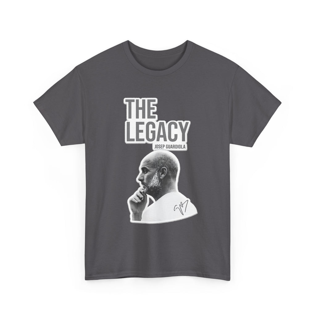 Pep Guardiola Manchester City The Legacy Tee — Inspirational Portrait Graphic T-Shirt