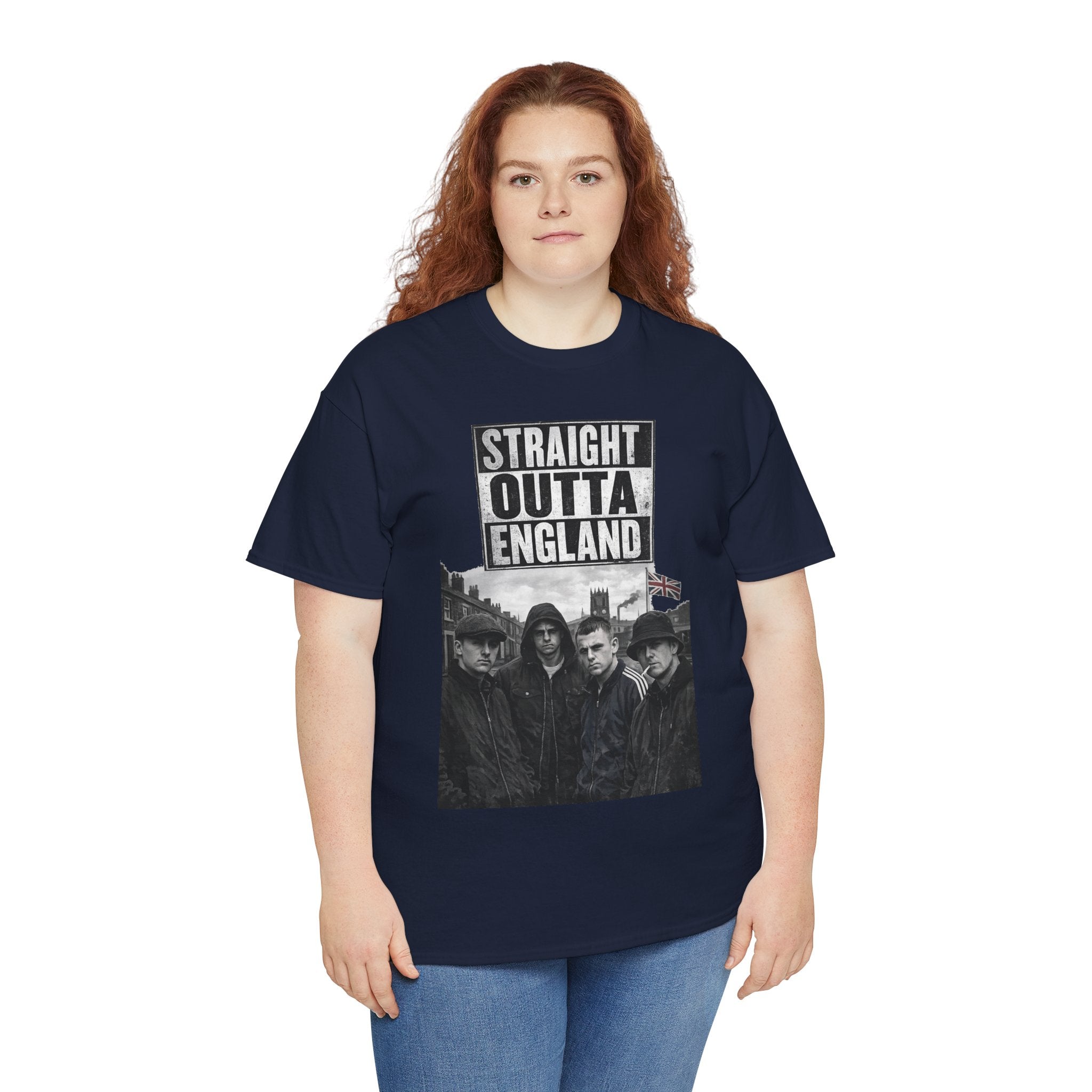 Straight Outta England T-Shirt — Retro Band Photo Tee