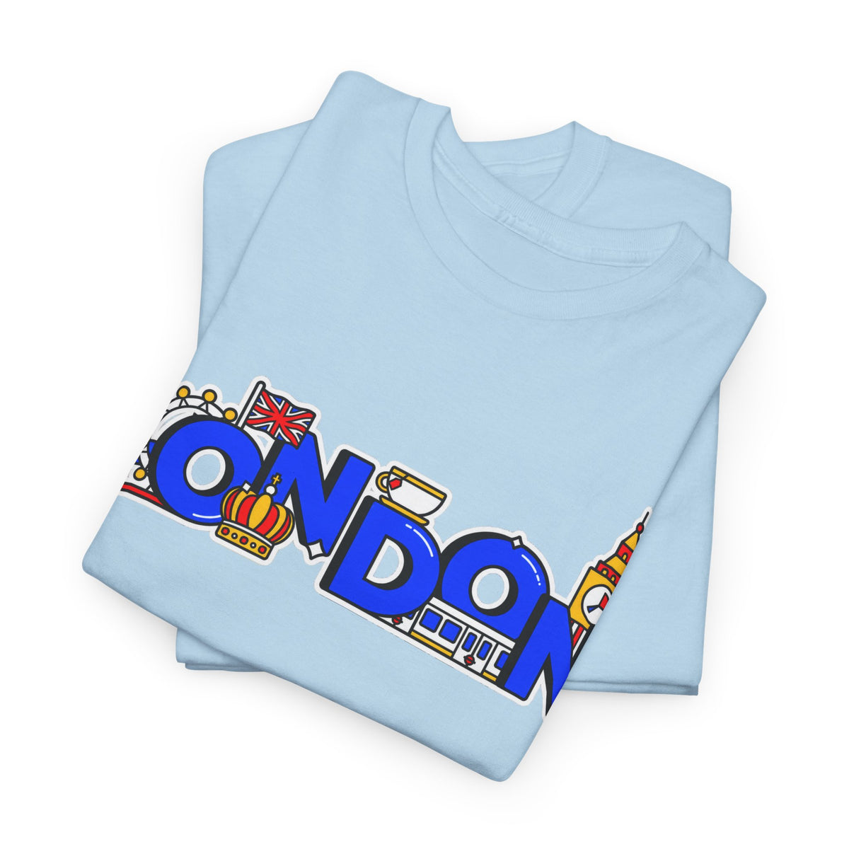 London Cityscape Tee — Illustrated London Landmarks Shirt