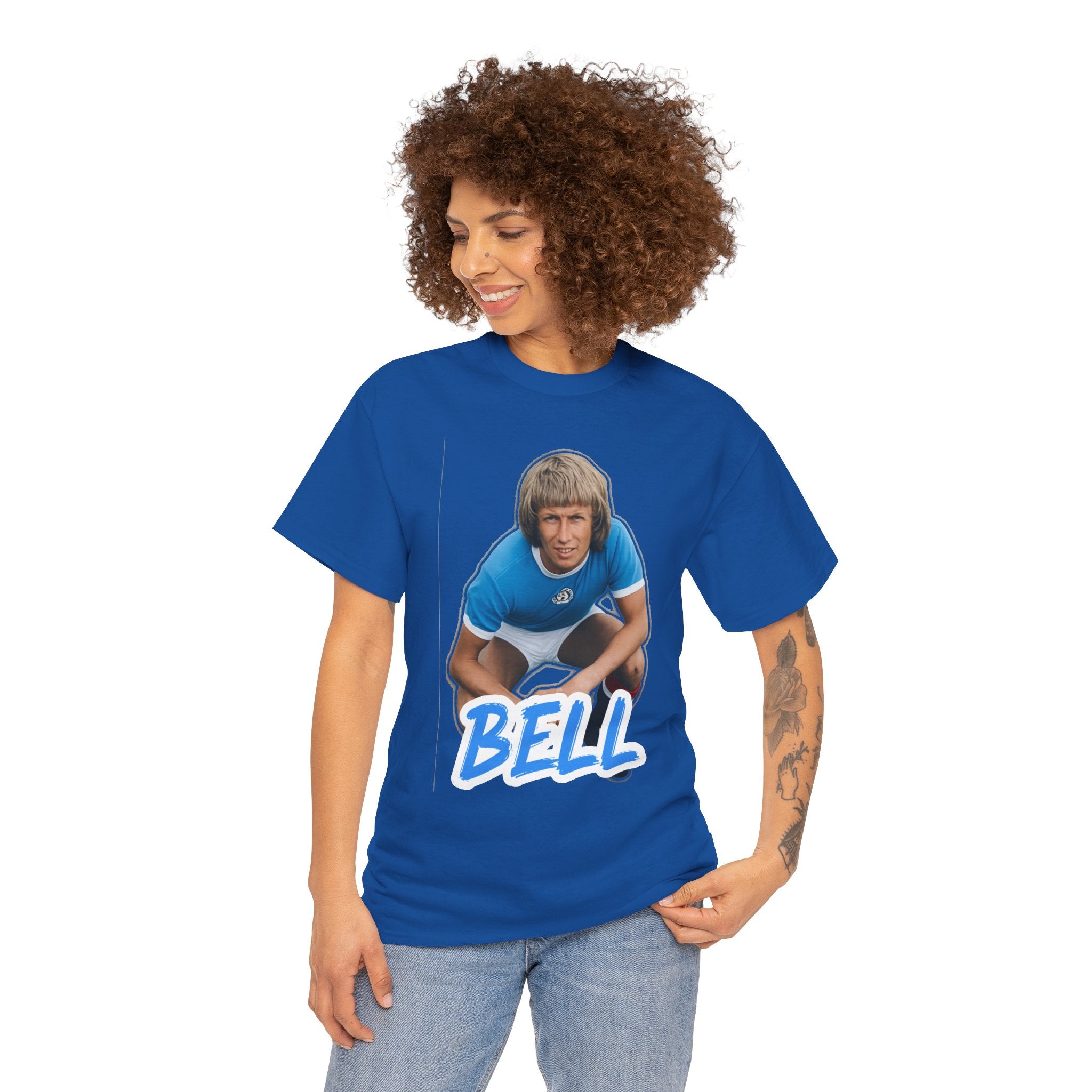 Colin Bell Manchester City Legend Retro Soccer Tee — Vintage Player Graphic T-Shirt