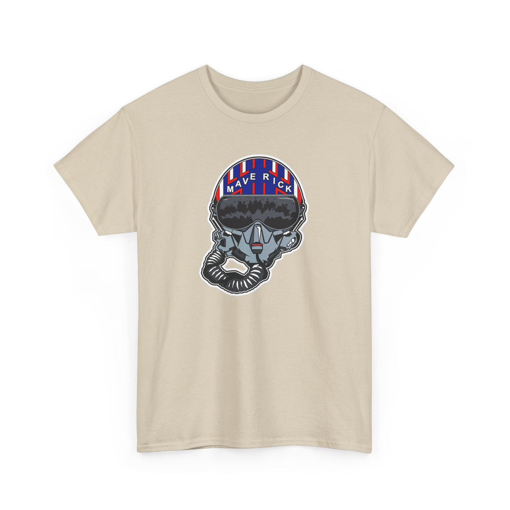 Skull Pilgrim Tee — Retro Striped 'Maverick' Helmet Graphic Shirt