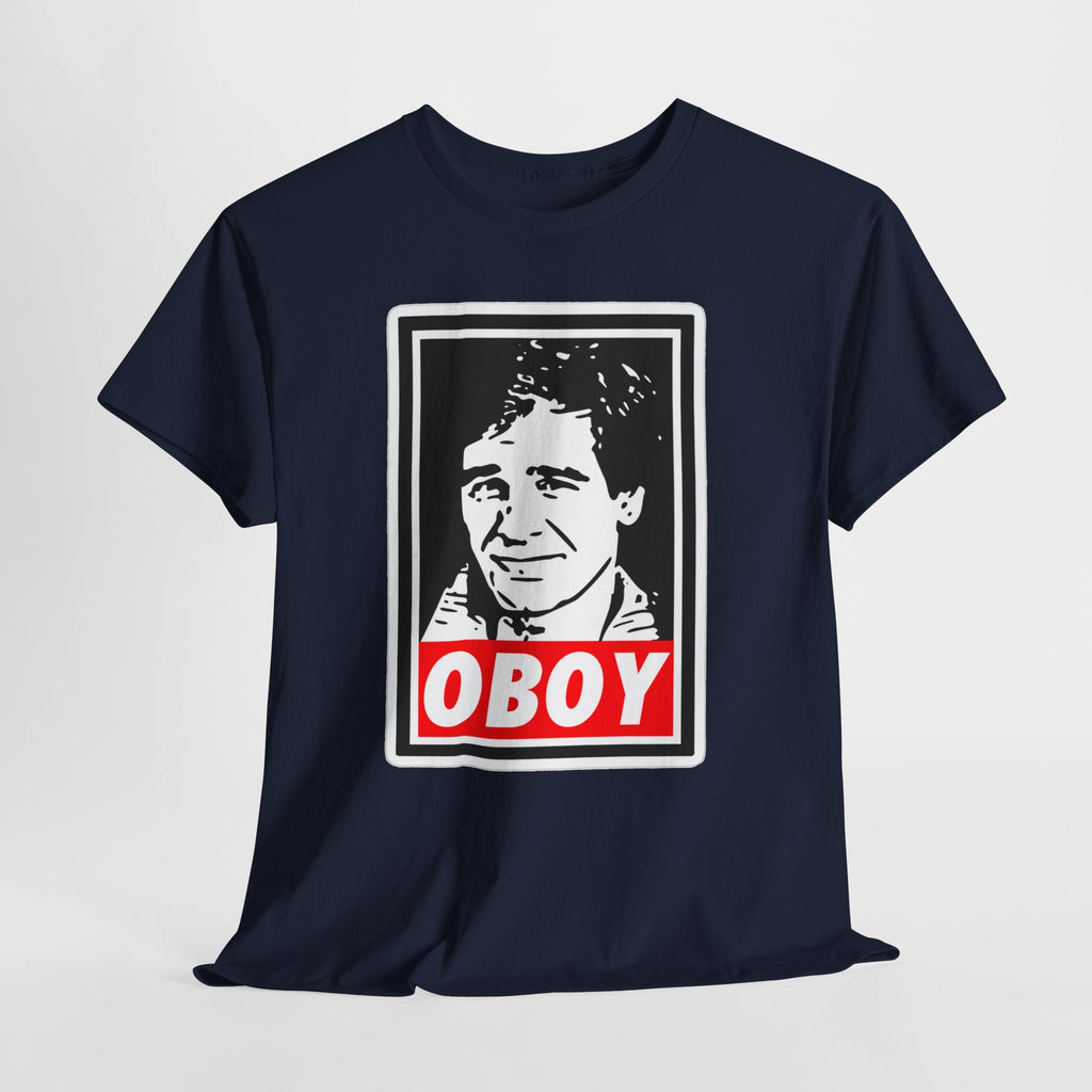 Oboy Quantum Leap Graphic Tee — Retro Pop Art Portrait T‑Shirt