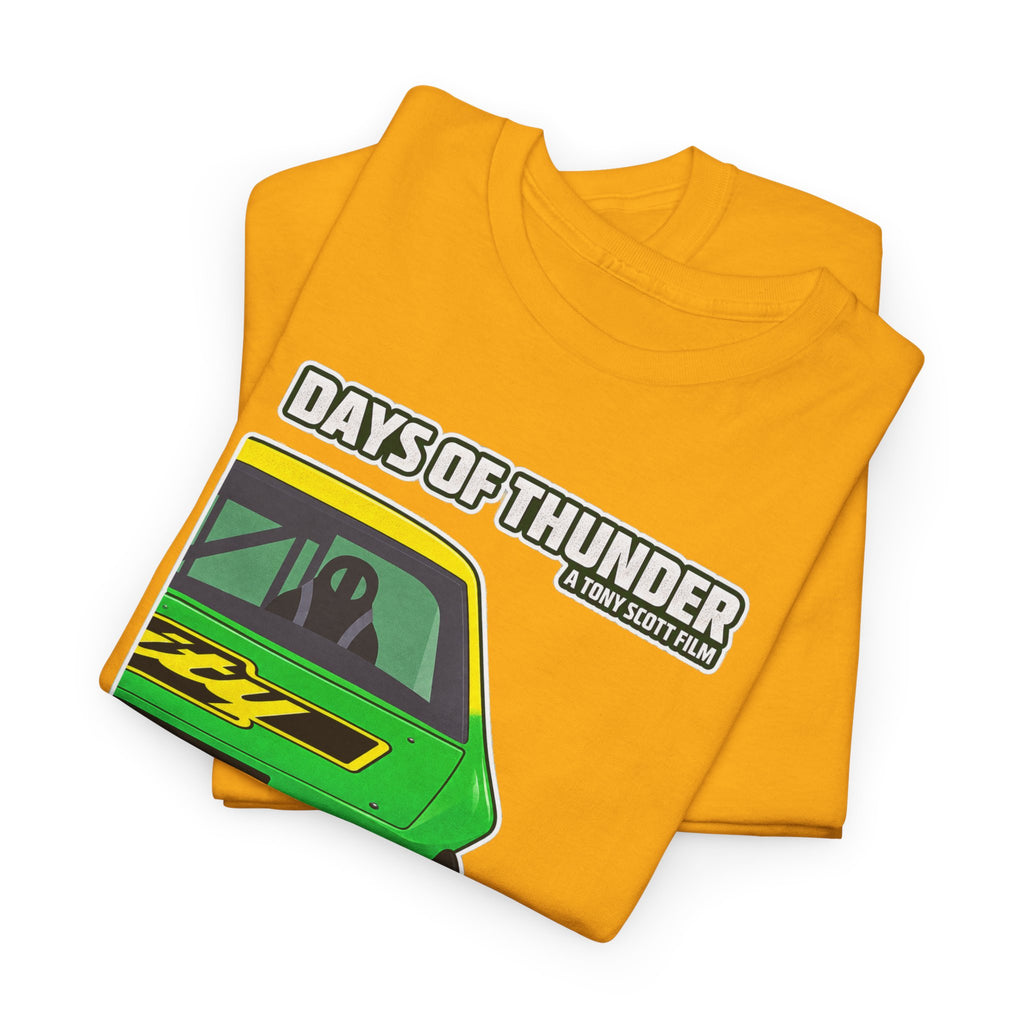 Days of Thunder Racing Car T‑Shirt — Retro Green Muscle Car Tee