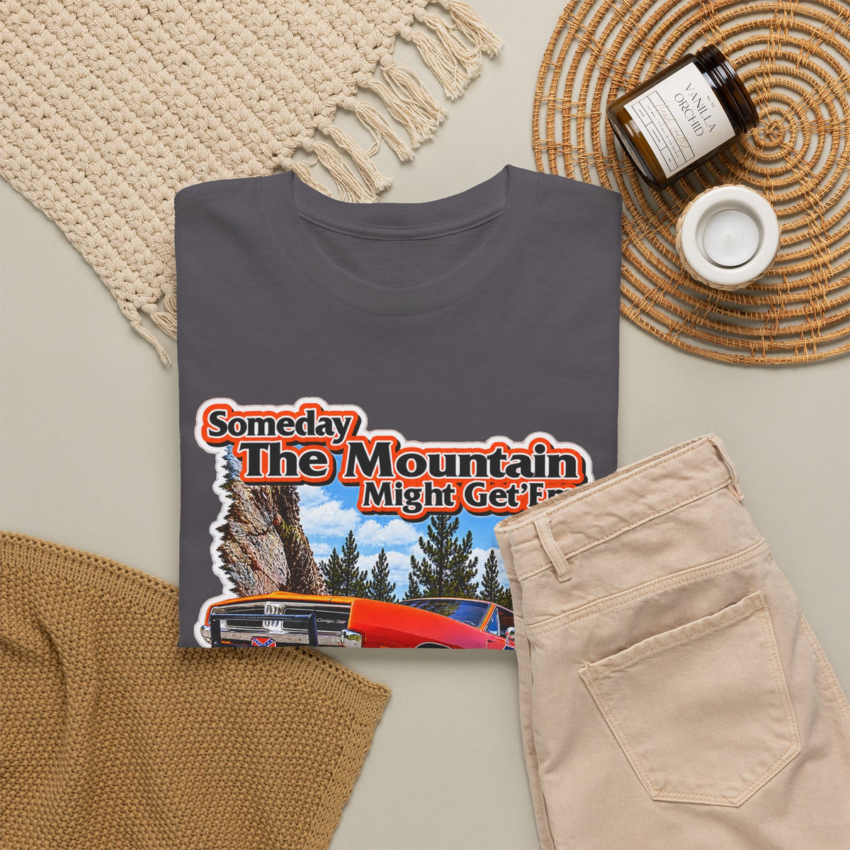 Dukes of Hazard Sometimes the Mountain Might Get ’Em But the Law Never Will Cotton T-Shirt