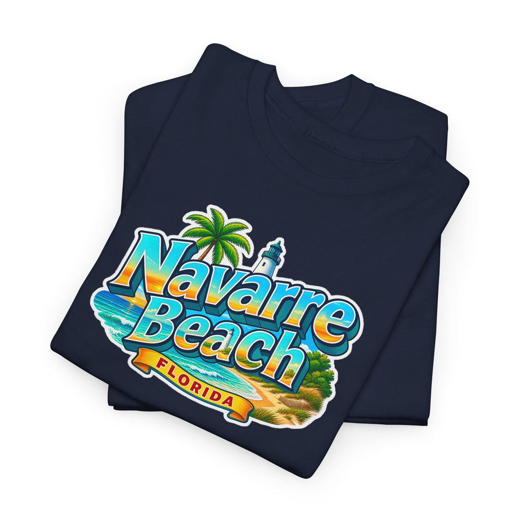 Navarre Beach Florida T-Shirt – Retro Tropical Vacation Tee