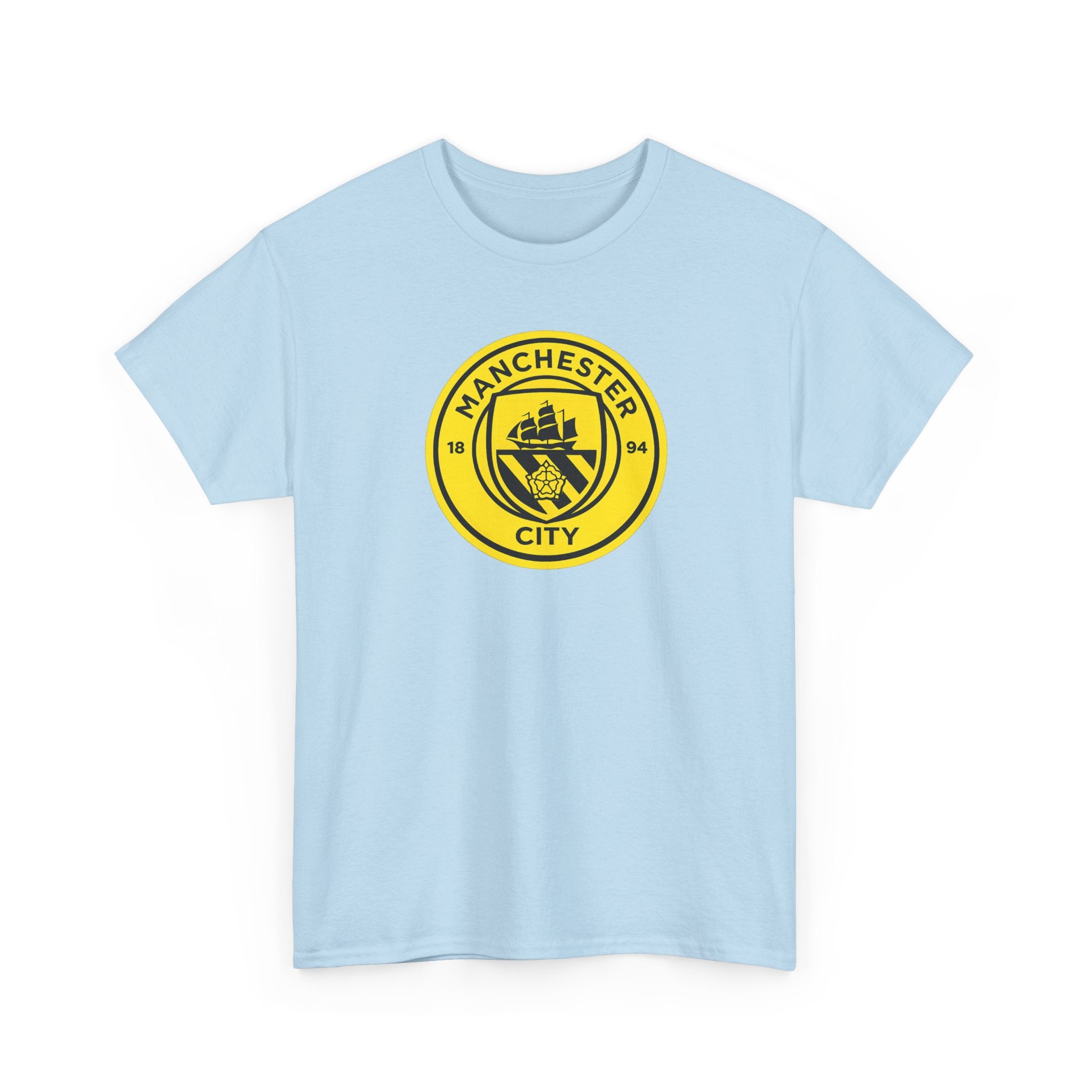 Manchester City Yellow Crest T-Shirt