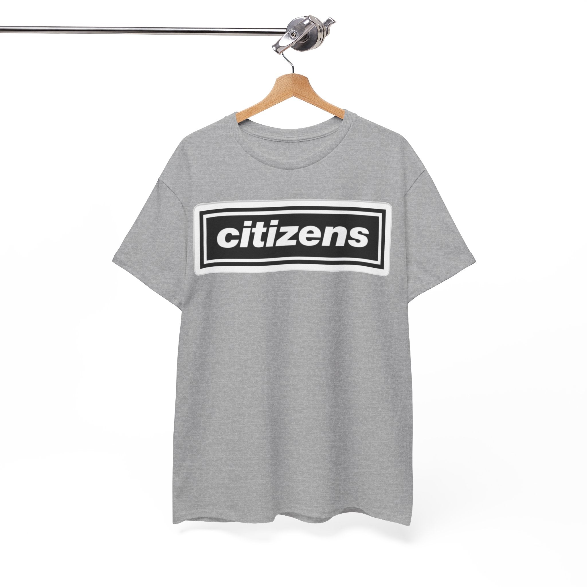 Citizens Manchester City Logo T-Shirt — Minimal Retro Box-Logo Tee