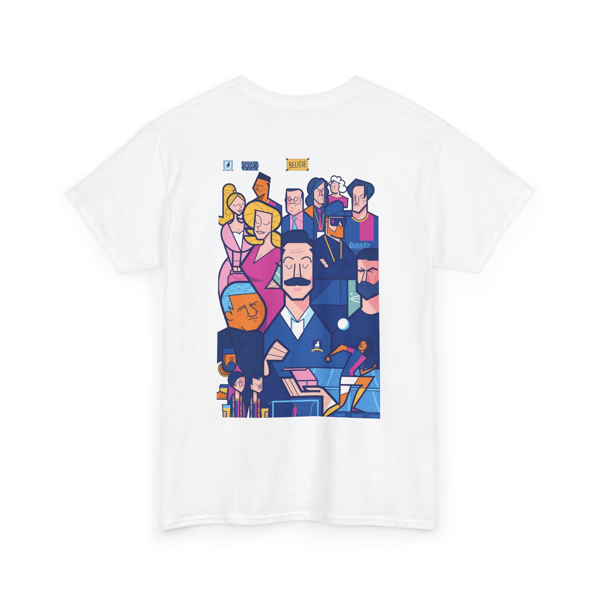 Ted Lasso Inspired Graphic Tee — Retro Team Illustration