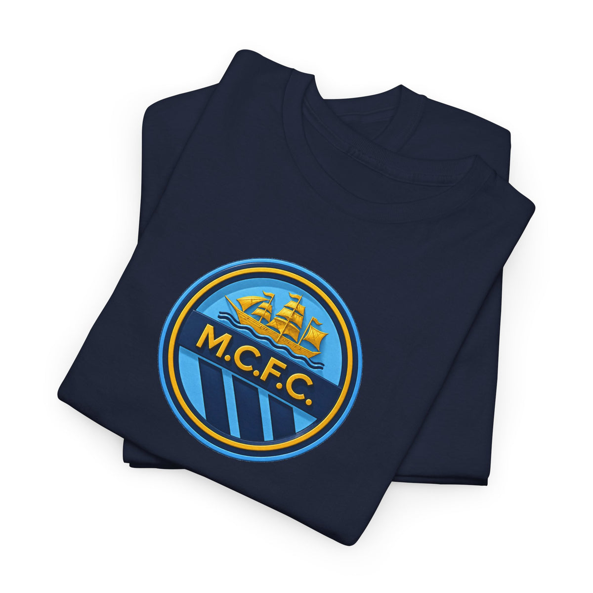 Manchester City Inspired MCFC Unisex Heavy Cotton Tee